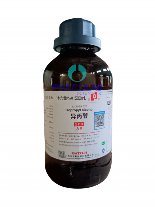 JHD/SƠN ĐẦU - ISOPROPYL ALCOHOL - (CH3)2CHOH-CHAI 500ML